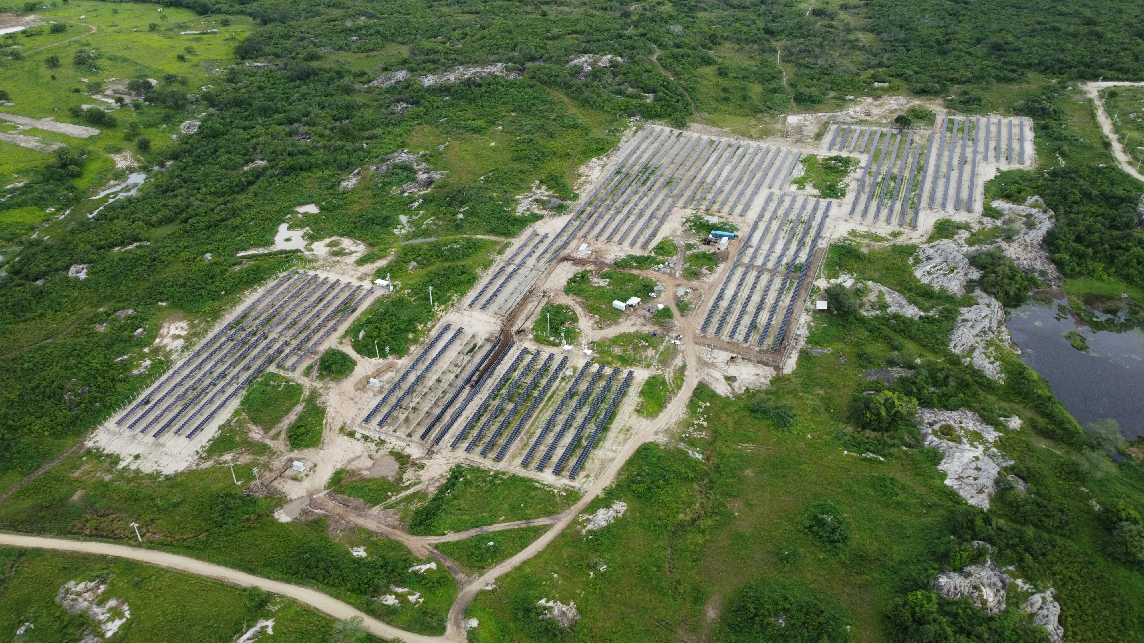 Usina Tera Energia, painel fotovoltaico